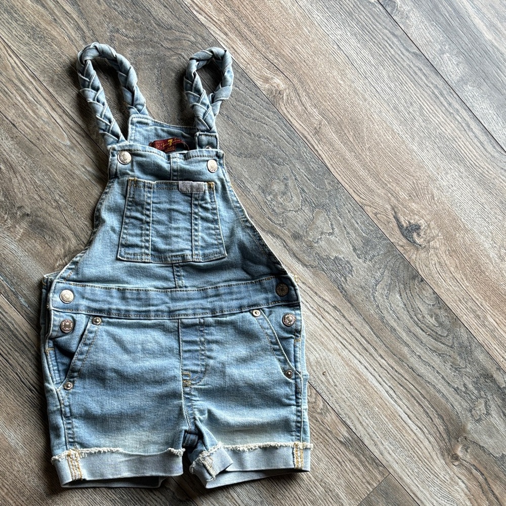 7 For All Mankind Light Blue Kids Overalls